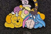 Winnie the pooh, pin back badge.