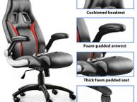 main image for ad Series Gaming Chair Ergonomic Large Style Computer Chair Comfortable Office Chair Black Red Colors