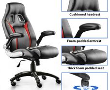 Series Gaming Chair Ergonomic Large Style Computer Chair Comfortable Office Chair Black Red Colors