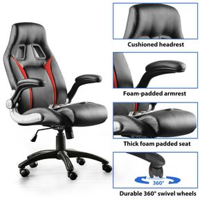 Series Gaming Chair Ergonomic Large Style Computer Chair Comfortable Office Chair Black Red Colors