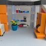 Playmobil hospital with extra floor and helicopter pad Image 2