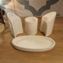 Fine Porcelain Salt & Pepper Shaker With Toothpick Holder (12.5cm x 5.5cm x 9.5cm) Image 2