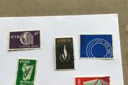 5 Irish definitive stamps