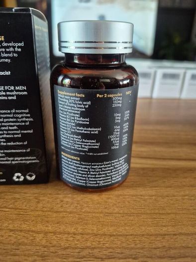 FABU Vitamins And Minerals Capsules, Shrooms, Andropause For Men