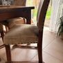 Jacobean / Tudor Style Solid Oak Extendable Dining Table + 4 Chairs Image 2