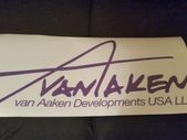 Vanaaken windscreen decal