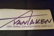 Vanaaken windscreen decal