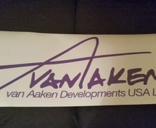 Vanaaken windscreen decal