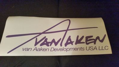 Vanaaken windscreen decal