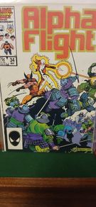 Alpha Flight #34 1st Full Lady Deathstrike, Partial Origin Wolverines Adamantium, Mignola Cover