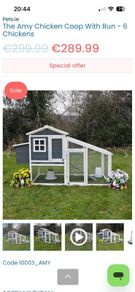 Brand New Amy Chicken Coup with Run 225  ONO