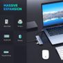 USB C Hub 4k HDMI Adapter 6-IN-1 Type C Hub with HDMI USB 3.0 Data Transfer, SD/TF Card Reader USB C Adapter Compatible with Macbook Pro Air Surface Pro Book 3, iPad Pro, XPS Image 10