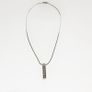 Beautiful sterling silver necklace with sparkling gemstones Image 4