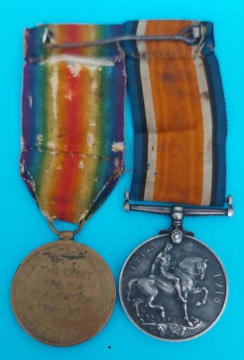 World War 1 Victory and War Medals to A.S.C.