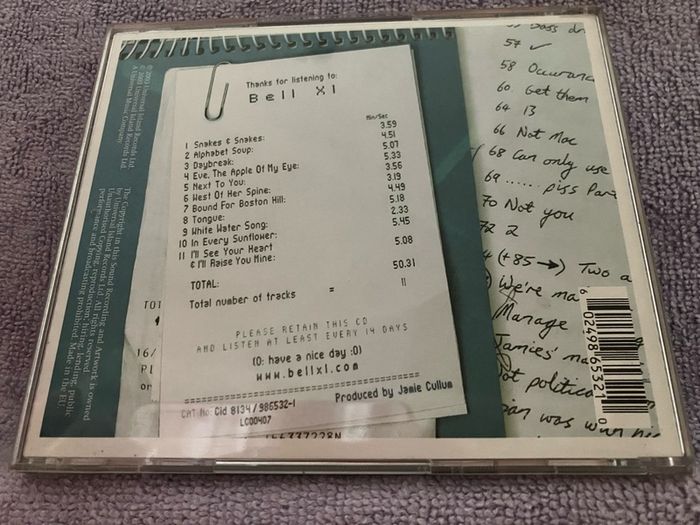 Bell X1  -  Music In Mouth    CD