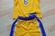 Authentic NBA Nike Lakers Basketball Set ((James 6))