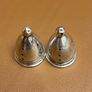 Antique pair of Sterling silver Salt & Pepper shakers Image 7