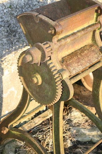 Antique Oil Cake Mill - Thompson Brothers  Vexford Antique Milling Machine