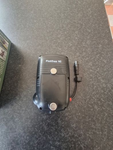Fish trax 1c belly boat fish finder.
