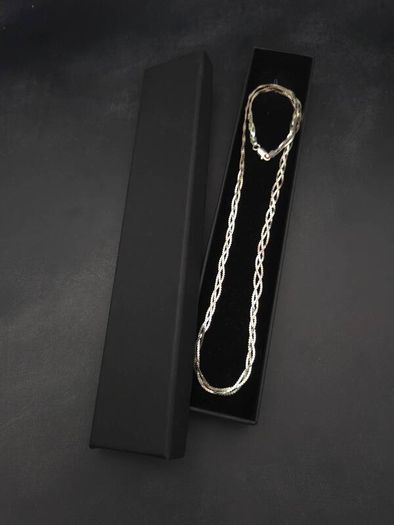 Vintage Italian Designer Milor Sterling Silver Multistrand Chain