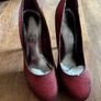 Red glitter high heels Image 2