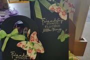 Handmade Door Hanger Sign for Friends