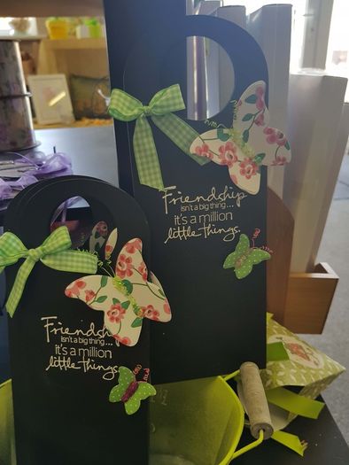 Handmade Door Hanger Sign for Friends