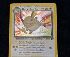 pokemon dark raichu holo team rocket Lp