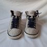 Diesel beach pit trainers size 6 eu 39 grey leather in excellent condition Image 2