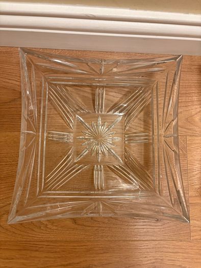 2 x Marquis by Waterford crystal square 10 inch low Bowl