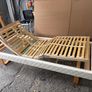 Electric Single Adjustable Motorised Slatted Bed Frame Image 6