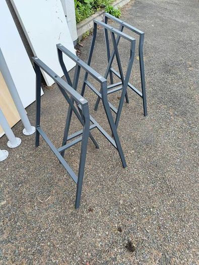 A selection of Ikea desks and legs/trestles