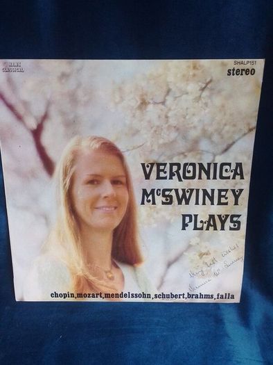 Autographed Irish trad and classical vinyl