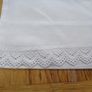 Embroidered Anglia Trimmed Cotton Pillowcases x 2 for Sale Image 2