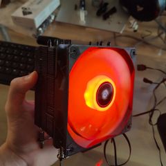 Tempest PRO Cooler 4 Pipes CPU Cooler Black ARGB