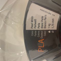 PLA 3D Printer Filament 1.75mm Pearl White 1kg Spool