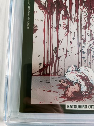 Akira Issue 21 CBCS / CGC 9.6 Certified Graded Comic Framed  DC Marvel