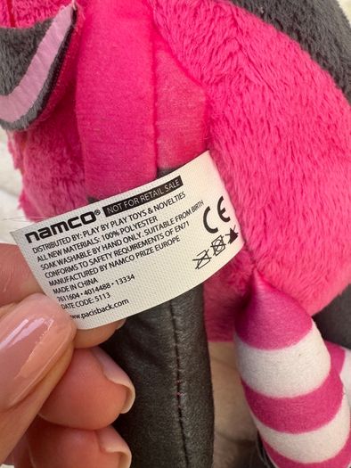 Pac-Man And The Ghostly Adventures Pinky Plush 2012 Namco approx. 13" Used Please see photos