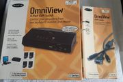Belkin OmniView E Series 4-Port KVM Switch (including 2 cables) PS/2