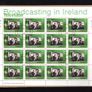 2001 Ireland Broadcasting in Ireland (celebrating television & radio) Commemorative Stamp Sheetlet Plate 1A1A1A1A Fine CDS Used with Dublin cancel of 27th February 2001 First Day of issue Image 5