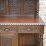 Victorian Irish Jacobean Revival Carved Oak Court Cupboard Image 5