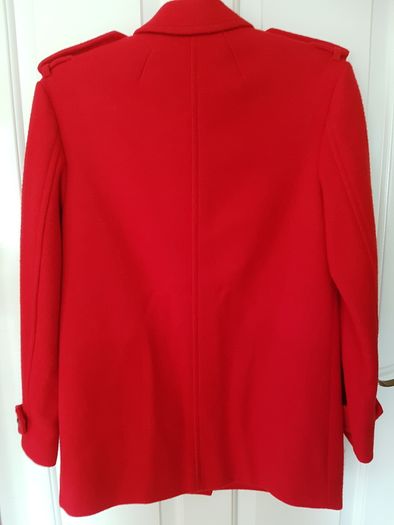 BNWT - Marks & Spencer red wool coat UK 8