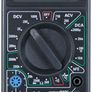 New Professional Digital Electric Multimeter With Cables and Battery Image 2