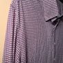 mens REISS shirt slim fit Size Small long sleeve 100% cotton white burgundy Image 6