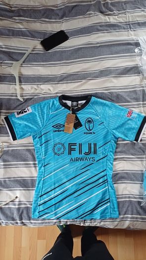 Umbro Fiji 7s 2025/26 Away Rugby Jersey - Medium - New With Tags
