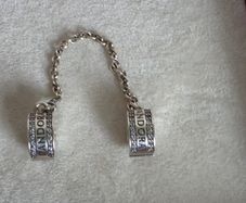 Pandora logo safety chain perfect condition fully hallmarked