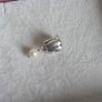 Pandora  charm with pearl drop and purple gemstone in great condition Image 4