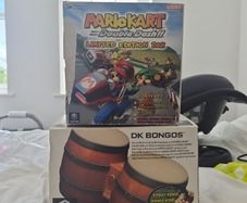 Nintendo Gamecube console and Bongo set