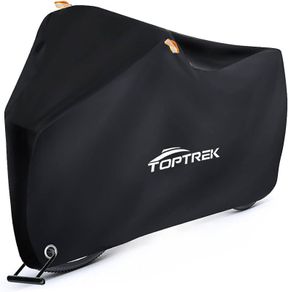 Bike Cover, Bike Covers for Outside Storage, 210T Outdoor Waterproof Bicycle Cover with Lock Holes, Anti Rain UV Bike Covers with Storage Bag for Mountain Bike, Road Bike