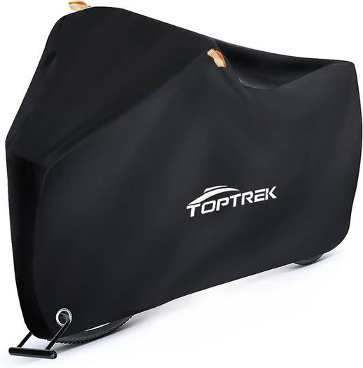 Bike Cover, Bike Covers for Outside Storage, 210T Outdoor Waterproof Bicycle Cover with Lock Holes, Anti Rain UV Bike Covers with Storage Bag for Mountain Bike, Road Bike